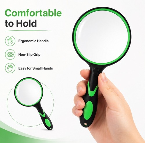 10x magnifying glass 75mm - 10x,