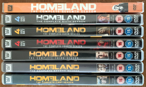 Homeland seasons dvd box - homeland, 1-7