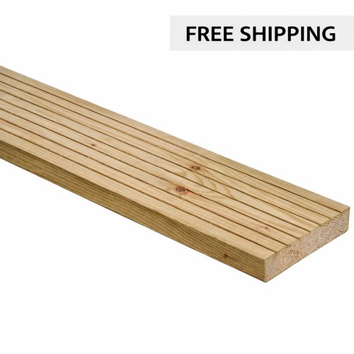 Grooved softwood decking board - decking,