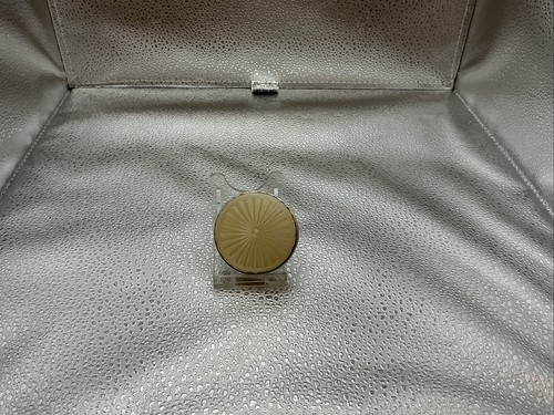Solid silver and enamel - a,