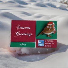 RSPB- Pin Badge MVFN Christmas