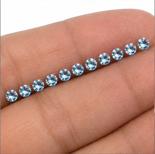 Natural blue aquamarine - natural,