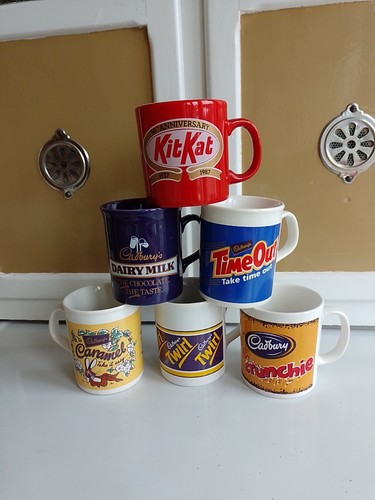 Cadbury advertising mugs - x, 6