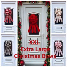 Massive Christmas Bows Door