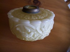 EMBOSSED BUTTERMILK OIL LAMP