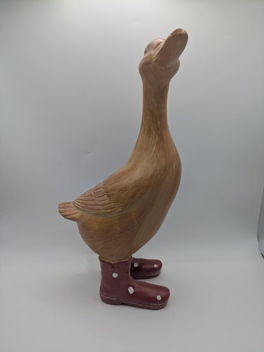 Wood look duck red - in, spotty
