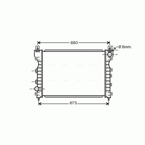 Radiator for land rover - radiator,