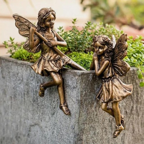 Bronze sitting garden - bronze,