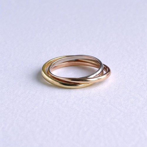 14k tri color - color, gold