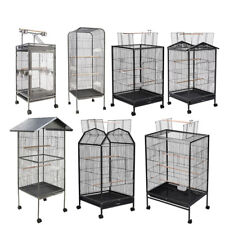 Extra Large Metal Pet Bird Cage with Stand For Budgie ParrotCanaries Cockatiels