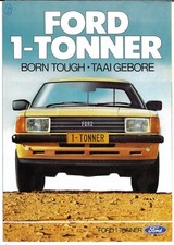 Ford 1-Tonner Pick-Up c1981 South African Market Foldout Brochure Cortina P100
