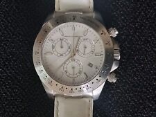 FRENCH CONNECTION CHRONOGRAPH MAN WATCH FCUK TIME SAMPLE RARE DIAL LEATHER STRAP