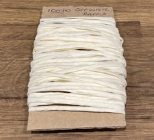 10M Of Off White/Cream, Raffia