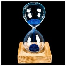 Magnetic Hourglass Timer Home Sand Clock Desk Decor Glass Desktop Decoration