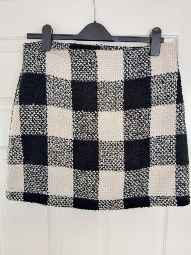 Lovely black white check - black,