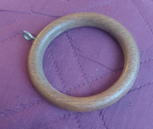 Wooden curtain rings - wooden,