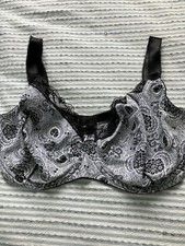 Freya Under Wire Bra 32H Black And White