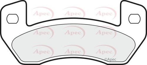 Apec rear brake pad set - apec,