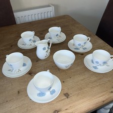 Wedgwood Ice Rose Tea Set Bone