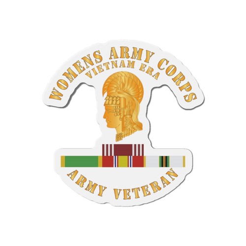 Die cut magnets - womens, army
