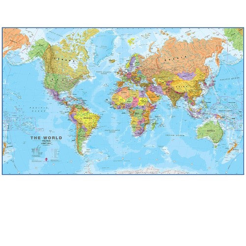 Giant world map 2024 - map,