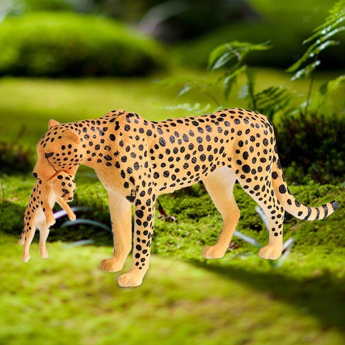 Leopard toy figurine - leopard,