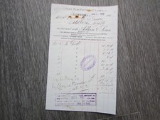 Adkin & Sons York Road St Lukes London Imperial Tobacco 1912 Invoice Letterhead