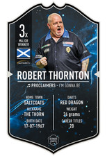 Robert Thornton Small Signed Ultimate Card INC FREE P&P TO UK ONLY