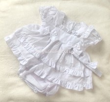 Baby Girls White Dress Frills