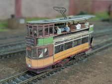 Kitbuilt Glasgow ‘Hex-Dash’ Tramcar – Cardkit, TLC needed