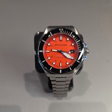 Spinnaker Dumas Automatic Sapphire Dive Watch 300M Tangerine Orange SP-5081-BB