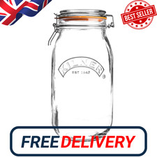 Kilner Clip Top Jar Square 2.0