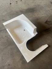 Caravan / Motorhome / Self build Shower Tray With Toilet Cut Out 