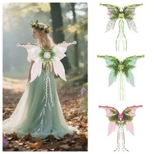 Butterfly Wings Shawl Fairy Adult Nymph Pixie Costume Accessory Elf CosplayWing.