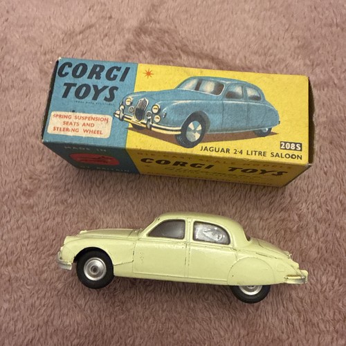 Vintage corgi toys 208s - 208s, jaguar