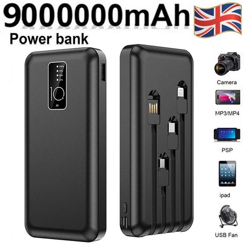 9000000mah power bank - power, pack