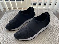 ZARA Black Lacey Sock Sneakers - Elastic, UK Size 5, EU 38