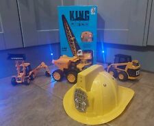 Toy Crane R/C, Cat Digger, Cat Bulldozer, Fireman Hat, Kids Fireman Hat, Used.