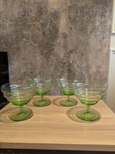 Glass Antique Champagne Coupes