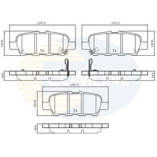 Brake Pads Set For Nissan