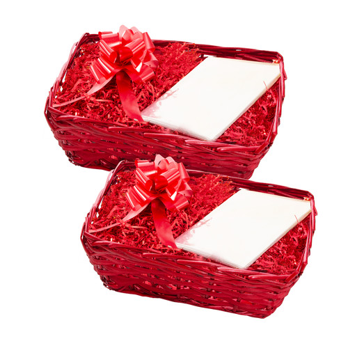 Set wicker gift baskets - wicker,