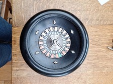 Dal Negro Treviso Italia Bakelite Roulette Wheel, Chips And Game Cloth