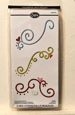 Sizzix Dies - Hearts & Flourish Set