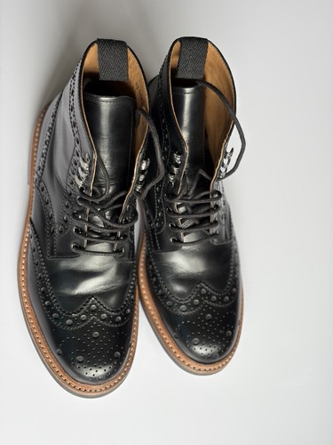 Grenson men black - black, leather