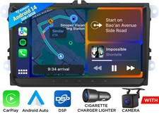 Eonon 9" Android 14 Car Radio Stereo For VW Golf MK5 Polo Passat Jetta GPS Navi