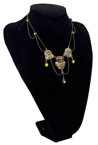 Antique vtg victorian festoon - antique,