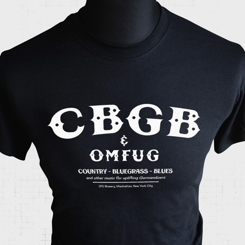 Cbgb retro shirt omfug new - retro, t