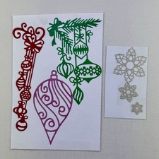 Holiday Dies Christmas Baubles
