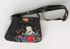 betty boop black shoulder crossbody bag