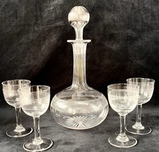 Victorian acid etched - acid, circle